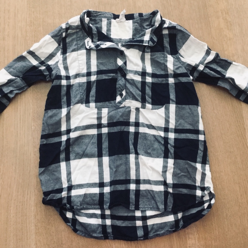 Plaid long sleeve for girls